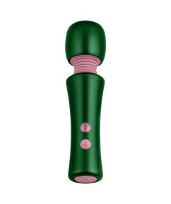 FemmeFunn Bougie Wand Vibrator – Green, Aluminum & Silicone, Rechargeable