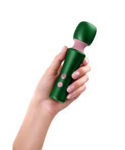 FemmeFunn Bougie Wand Vibrator – Green, Aluminum & Silicone, Rechargeable