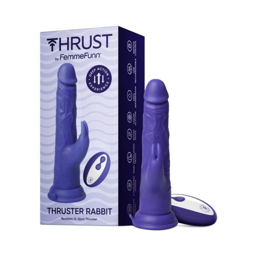 FemmeFunn Thruster Rabbit – Liquid Silicone Thrusting Vibrator