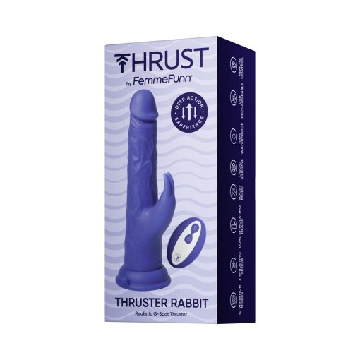 FemmeFunn Thruster Rabbit – Liquid Silicone Thrusting Vibrator - Image 8