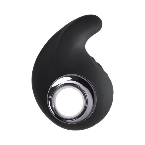 Playboy Ring My Bell Rechargeable Silicone Tapping Vibrator Black - Image 2