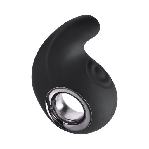 Playboy Ring My Bell Rechargeable Silicone Tapping Vibrator Black - Image 3