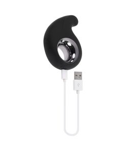 Playboy Ring My Bell Rechargeable Silicone Tapping Vibrator Black