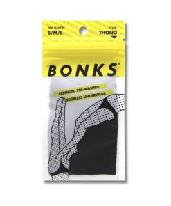 Bonks Black Magic Seamless Thong O/S