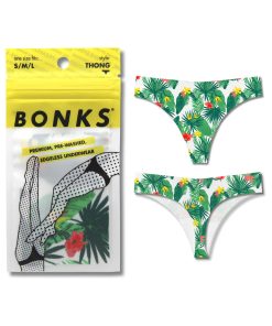 Bonks Tropic Like It'S Hot Seamless Thong O/S