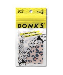Bonks Cat'S Out Of The Bag Seamless Thong O/S