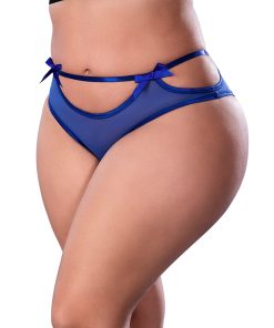 Magic Silk Holidaze Cheeky Boy Short Cobalt Queen Size