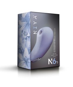 Niya 6 Intimate Air Pressure Stimulator Cornflower Rebranded Packaging