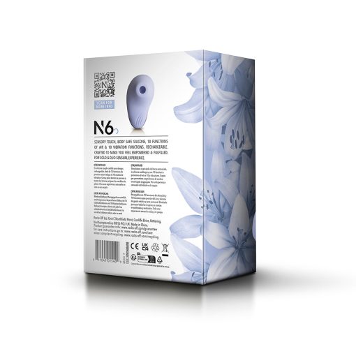 Niya 6 Intimate Air Pressure Stimulator Cornflower Rebranded Packaging - Image 6