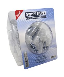 Swiss Navy Water Based Lubricant 1 Oz. 50-Piece Fishbowl