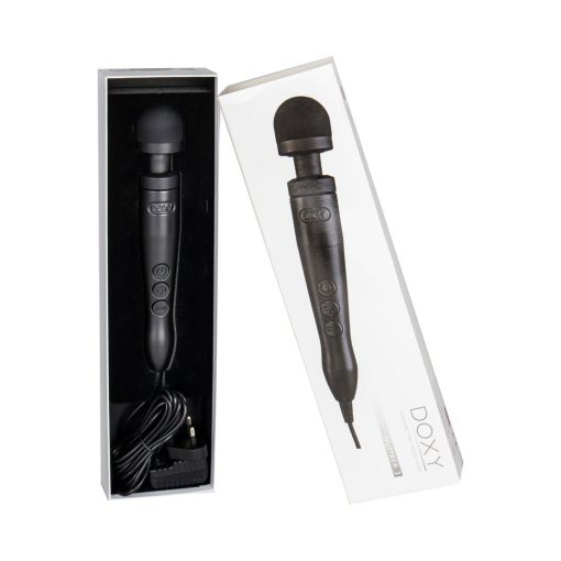 Doxy Die Cast 3 Wand Vibrator – Matte Black Compact Plug-In Massager - Image 2