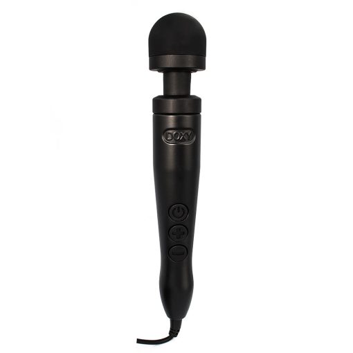 Doxy Die Cast 3 Wand Vibrator – Matte Black Compact Plug-In Massager