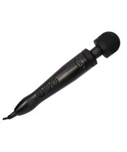 Doxy Die Cast 3 Wand Vibrator – Matte Black Compact Plug-In Massager