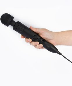 Doxy Die Cast 3 Wand Vibrator – Matte Black Compact Plug-In Massager