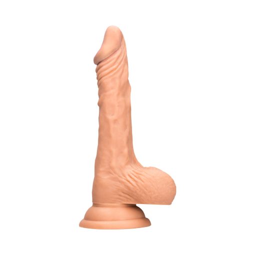 Realrock Skin 10 In. Dildo With Balls Beige - Image 2