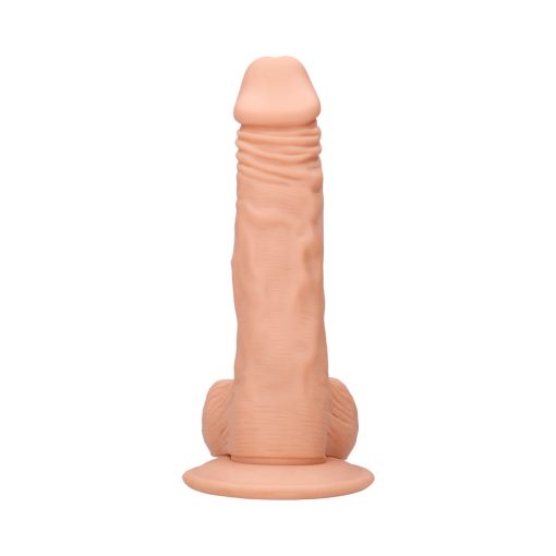 Realrock Skin 10 In. Dildo With Balls Beige - Image 5