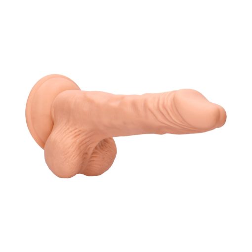 Realrock Skin 10 In. Dildo With Balls Beige - Image 6