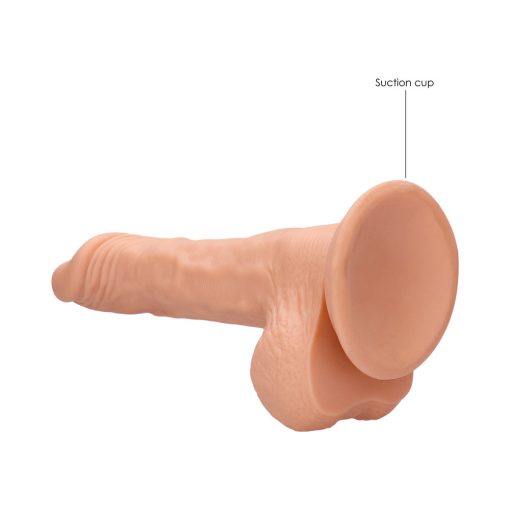 Realrock Skin 10 In. Dildo With Balls Beige - Image 8