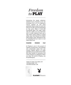 Playboy Jewels Wand Borosilicate Glass Iridescent