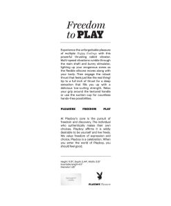 Playboy Hoppy Ending Rechargeable Silicone Thrusting Rabbit Vibrator Acai