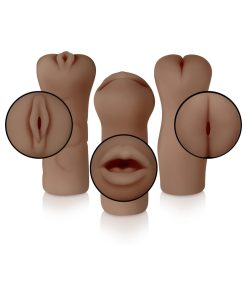 Selopa Party Pack 3-Piece Stroker Pack Dark