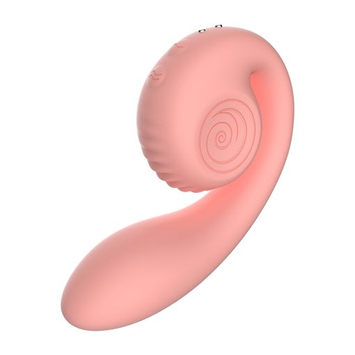 Snail Vibe Gizi Dual Stimulator – G-Spot & Clitoral Vibrator (Peachy Pink) - Image 3