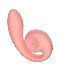 Snail Vibe Gizi Dual Stimulator – G-Spot & Clitoral Vibrator (Peachy Pink)