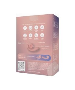 Snail Vibe Gizi Dual Stimulator – G-Spot & Clitoral Vibrator (Peachy Pink)