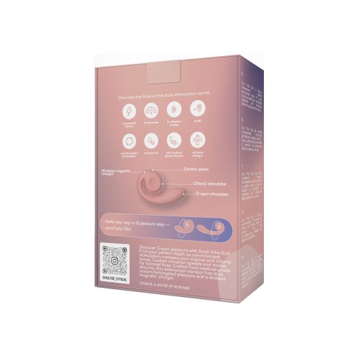 Snail Vibe Gizi Dual Stimulator – G-Spot & Clitoral Vibrator (Peachy Pink) - Image 5