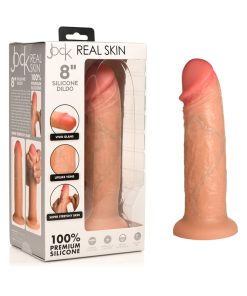 Jock Real Skin Silicone Dildo 8 In. Light