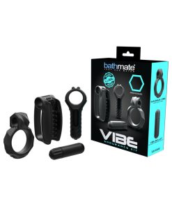 Bathmate Vibe Endurance Kit – Vibrating Cock Ring, Sleeve & Edging Tool