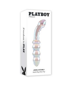 Playboy Jewels Double Glass Dildo