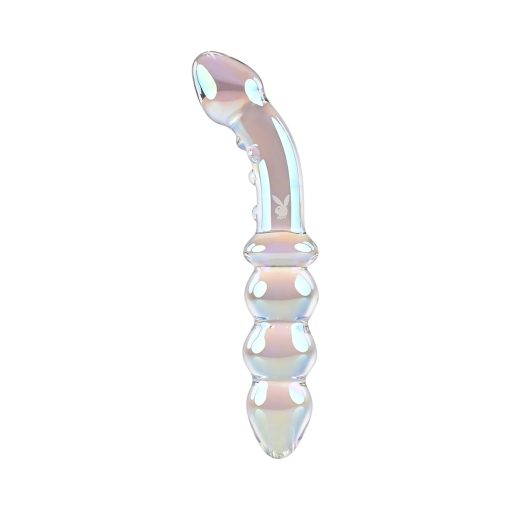 Playboy Jewels Double Glass Dildo - Image 4