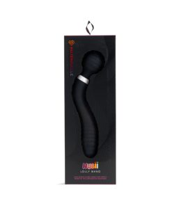 Nu Sensuelle Lolly Nubii Double-Ended Flexible Wand Black