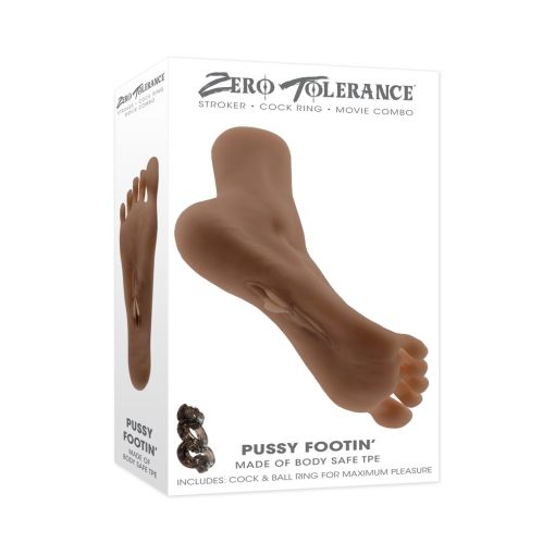 Zero Tolerance Pussy Footin Masturbator Tpe Dark