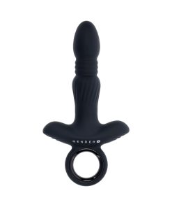 Gender X Slayer Rechargeable Ring Thruster Vibe Silicone Black