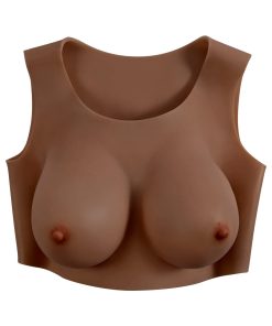 Gender X Undergarments Plate D-Cup Silicone Dark