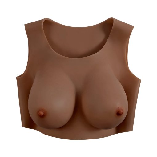 Gender X Undergarments Plate D-Cup Silicone Dark - Image 2