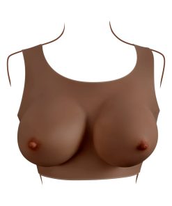Gender X Undergarments Plate D-Cup Silicone Dark