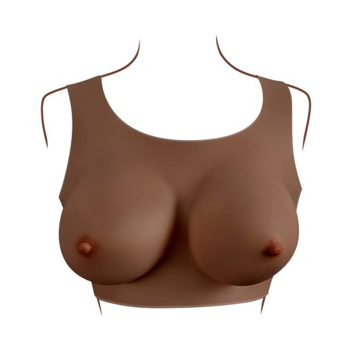 Gender X Undergarments Plate D-Cup Silicone Dark - Image 4