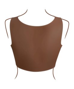 Gender X Undergarments Plate D-Cup Silicone Dark