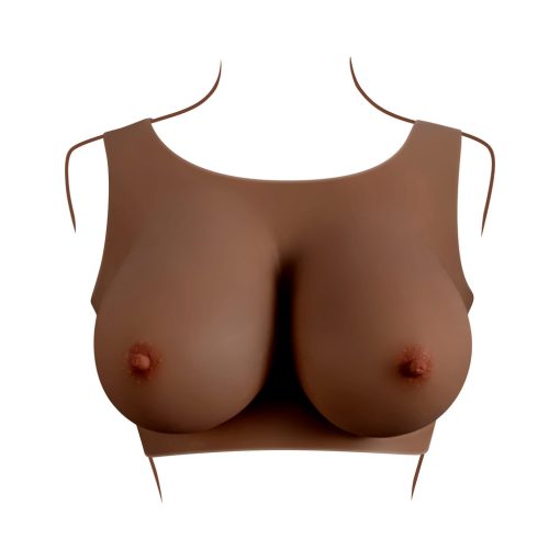 Gender X Undergarments Plate E-Cup Silicone Dark - Image 4
