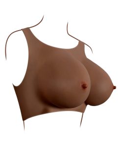 Gender X Undergarments Plate E-Cup Silicone Dark