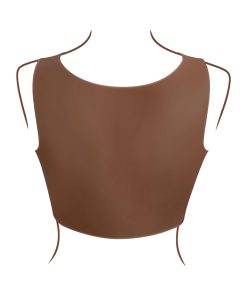 Gender X Undergarments Plate E-Cup Silicone Dark
