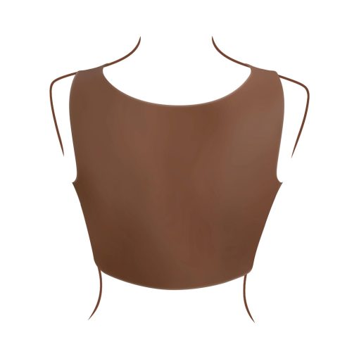 Gender X Undergarments Plate E-Cup Silicone Dark - Image 7