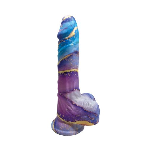 Rock Cocks Aphrodite Marble Silicone Dildo 8 In. - Image 2