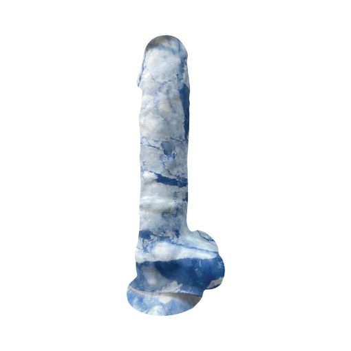 Rock Cocks Zeus Marble Silicone Dildo 7 In. - Image 2