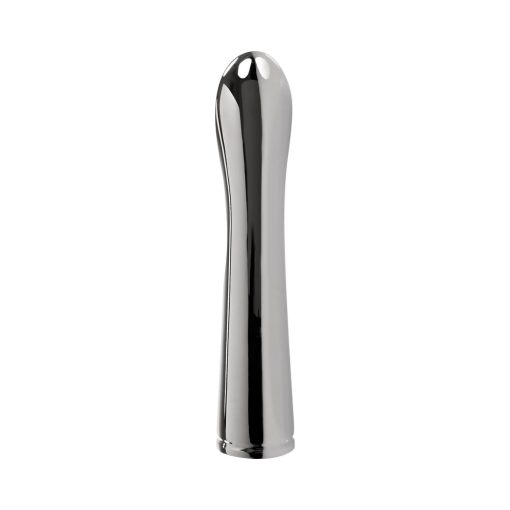 Playboy Swoon Rechargeable Vibrator Aluminum Platinum - Image 2