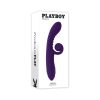 Playboy Curlicue Spiral Rabbit Vibrator – Dual Motor, Waterproof, Acai
