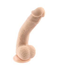 Selopa Natural Feel Flexskin Bendable Dildo With Moving Material 7 In. Light